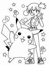 Pokemon Coloring Pages Pikachu Printables Kleurplaat Previous sketch template