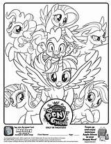 Pony Little Coloring Meal Happy Mcdonalds Movie Sheet Activities Time Kids sketch template