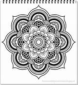 Mandala Malvorlagen Runde sketch template