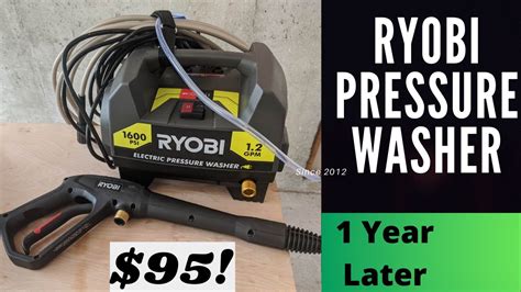 ryobi  psi pressure washer youtube