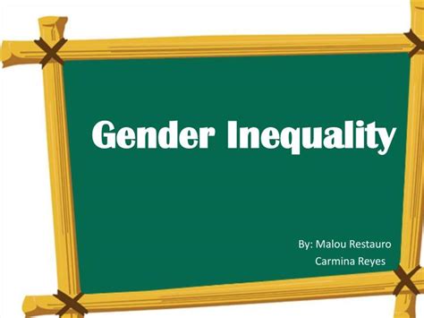 ppt gender inequality powerpoint presentation free download id 6404600