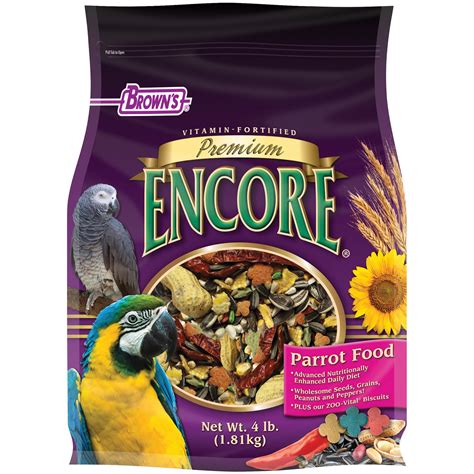 browns encore premium parrot food petco