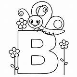 Coloring Learning Butterfly Pages Abc Letter Printable Blocks Preschoolers Getcolorings Kids Color Educational Pa sketch template