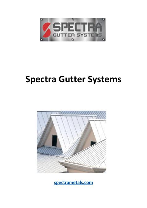 spectra gutter systems  spectraguttersystems issuu