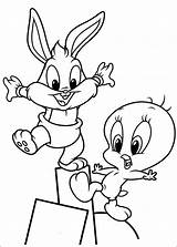 Looney Tunes Coloring Pages Baby Print Printable Kids sketch template