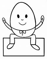 Humpty Dumpty Coloring Pages Outline Sketch Wall Print Sat Falling Size Paintingvalley sketch template