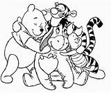 Pooh Winnie Colorear Hugging Ausmalbild Winni Frisch Malvorlage Valentines Genial Colouring Kinderhelden Ausmalen Okanaganchild Eeyore Fasching Sheet Freunde Colorkiddo Erwachsene sketch template