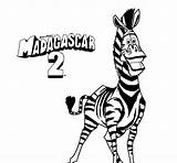 Madagascar Marty Zebra Pintar Colorier Egidijus Dibuix Cinema Acolore Coloritou Dibuixos sketch template