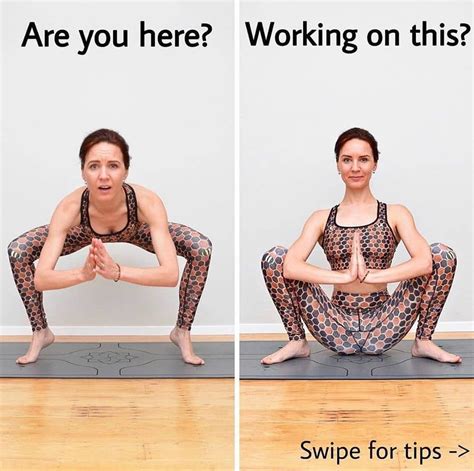 yoga daily posture  instagram follow atyogadailyposture yogi squat