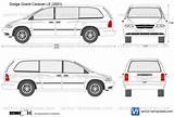 Caravan Dodge Grand Templates Le Template Vector Preview sketch template