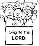 Singing Worshipping Deo Soli Ephesians Israelites sketch template