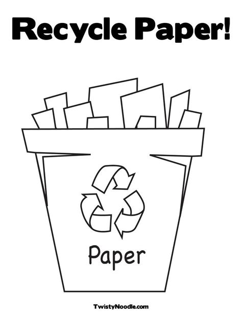 recycle coloring pages clipartsco