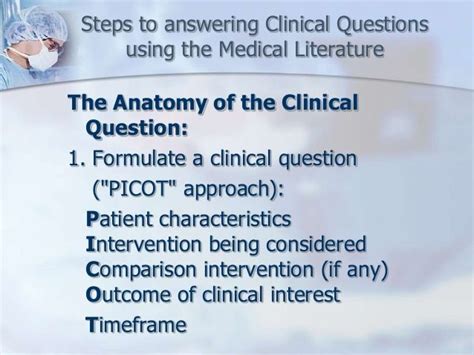 picot question nursing process evidence based nursing  nurse
