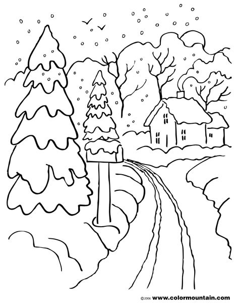 snow coloring pages  getcoloringscom  printable colorings