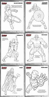 Coloring Pages Avengers Printable Ultron Superhero Printables Age Kids Marvel Super America Captain 색칠 Hero Birthday 공부 Avenger Para Party sketch template