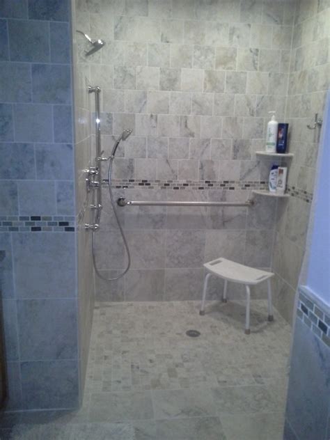 Roll In Shower Bathroom Remodel Aging In Place