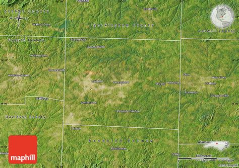 satellite map  guilford county