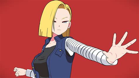 Android 18 Buy Royalty Free 3d Model By Lessab3d [2d39070