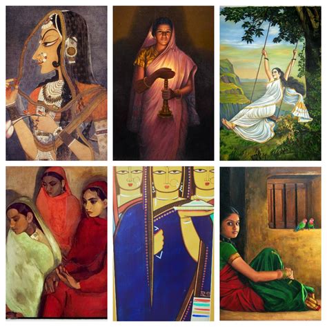indian women paintings  indian   indianartideas