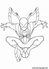 Iron Spider Coloring Spiderman Pages Ultimate Printable Print Color sketch template