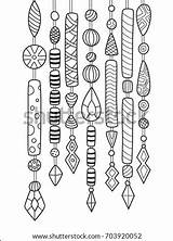 Wind Chimes Chime Outlined Antistress Stress sketch template
