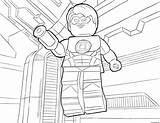 Lego Coloring Pages Green Lantern Super Heroes Dc Universe Flash Justice Printable League Avengers Movie Superhero Marvel Colouring Book Voldemort sketch template