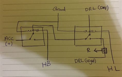 light  relays  drl   car electrical engineering stack exchange
