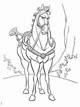 Coloring Pages Flynn Rider Maximus Tangled Looking Printable Color Rapunzel Horse Disney Sheets Princess Drawing Colouring Supercoloring Print Choose Board sketch template