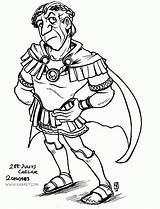 Caesar Asterix Julius Coloring Clipart Popular Library sketch template