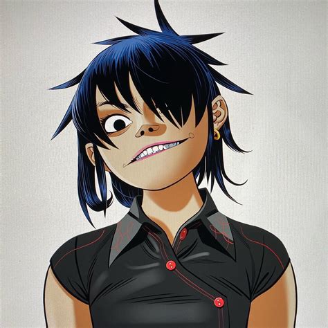 look at this new awesome noodle art i m loving it gorillaz