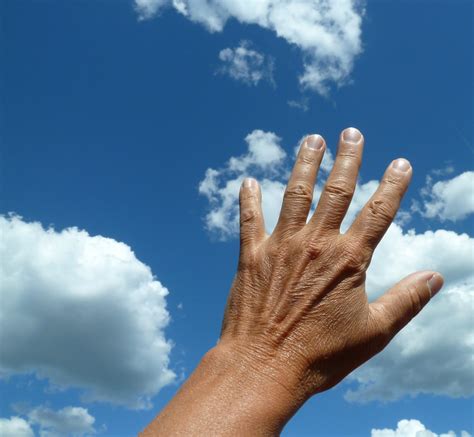 images hand sky finger blue clouds    stock  pxhere