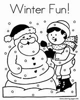 Coloring Winter Pages Fun Color Snowman Snowy Kids Blizzard December Worksheet Printable Snow Print Build Zone Twistynoodle Cool Noodle Guys sketch template