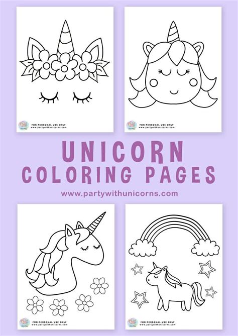 unicorn coloring pages  printable coloring pages unicorn