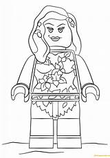 Lego Poison Batman Pages Ivy Coloring Dolls Toys sketch template