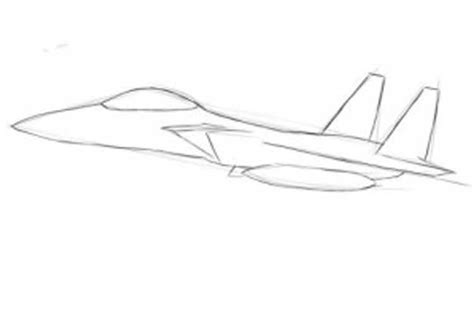 draw  jet easy step  step  jet fighter  beginners