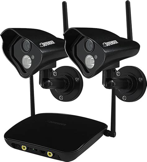 defender  phoenix pro wireless security camera   feet range tvl night vision