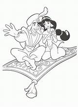 Coloring Jasmine Pages Princess Printable Aladdin Kids Comments sketch template