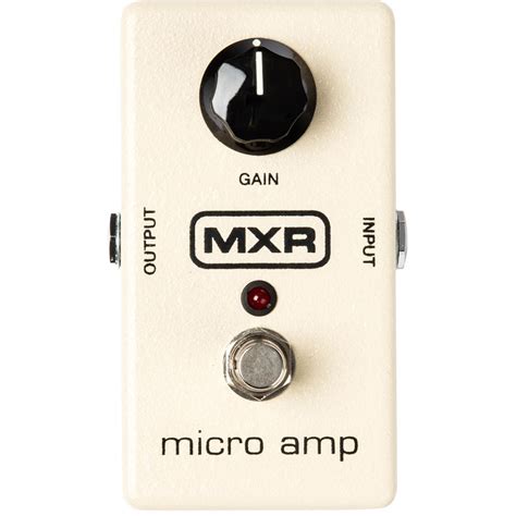 mxr  micro amp pedal  bh photo video