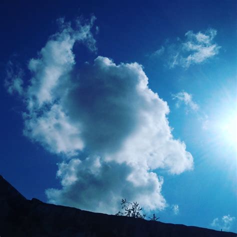 무료 이미지 수평선 산 구름 하늘 햇빛 황혼 낮 적운 기상 현상 지구의 분위기 1920x1920