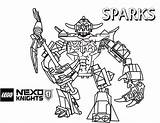 Nexo Coloring Pages Knight Knights Getcolorings sketch template