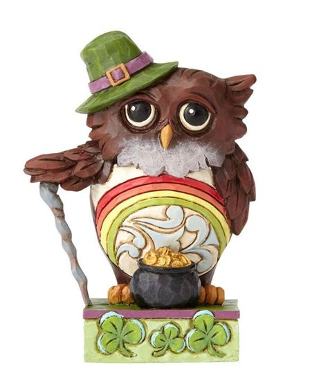 Jim Shore Mini Irish Owl New St Patrick S Day Buy More And Save 4056938