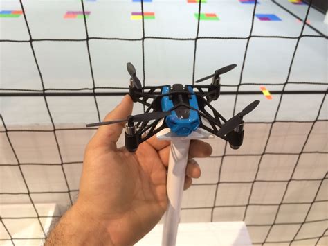 parrot minidrone puts wheels   diminutive  quadcopter  parrot connected toys