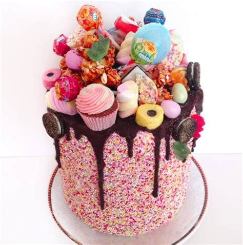 Sweet Dreams Cake Topped With All Your Favourite Candy Candy