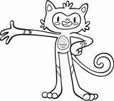 Olympics Mascots Azcoloring Mascot Ideiacriativa sketch template