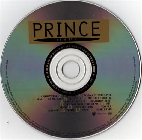 release “the hits 2” by prince cover art musicbrainz