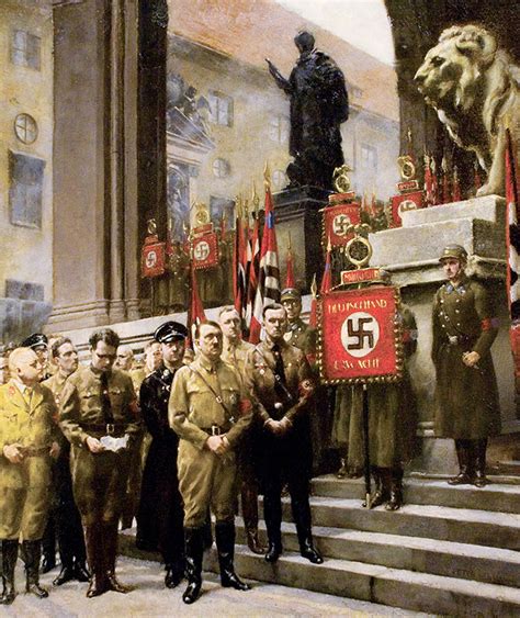 sidebar nazi standard   beer hall putsch commemoration ceremony