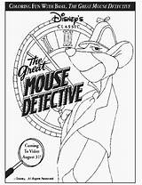 Speurneuzen Basil Kleurplaten Kleurplaat Detective Raton Malvorlagen Disneykleurplaten Animaatjes Kleurplatenwereld Disneymalvorlagen Disneydibujos sketch template