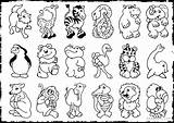 Coloring Animals Pages Animal Printable Kids Print Jungle Rainforest Alphabet Zoo Forest Wild Preschool Safari Realistic Colouring Drawing Paw Color sketch template