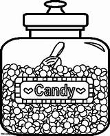 Coloring Pages Candy Jar Jars Colouring Printable Canopic Kids Food Jelly Template Delicious Color Bulkcolor Choose Board sketch template
