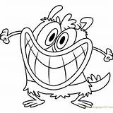 Bunsen Beast Coloring Pages Coloringpages101 sketch template
